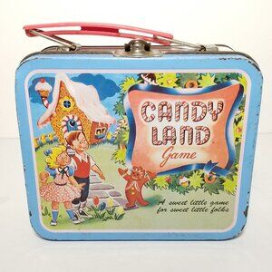1998 Hasbro Candy Land Game Mini Metal Lunch box